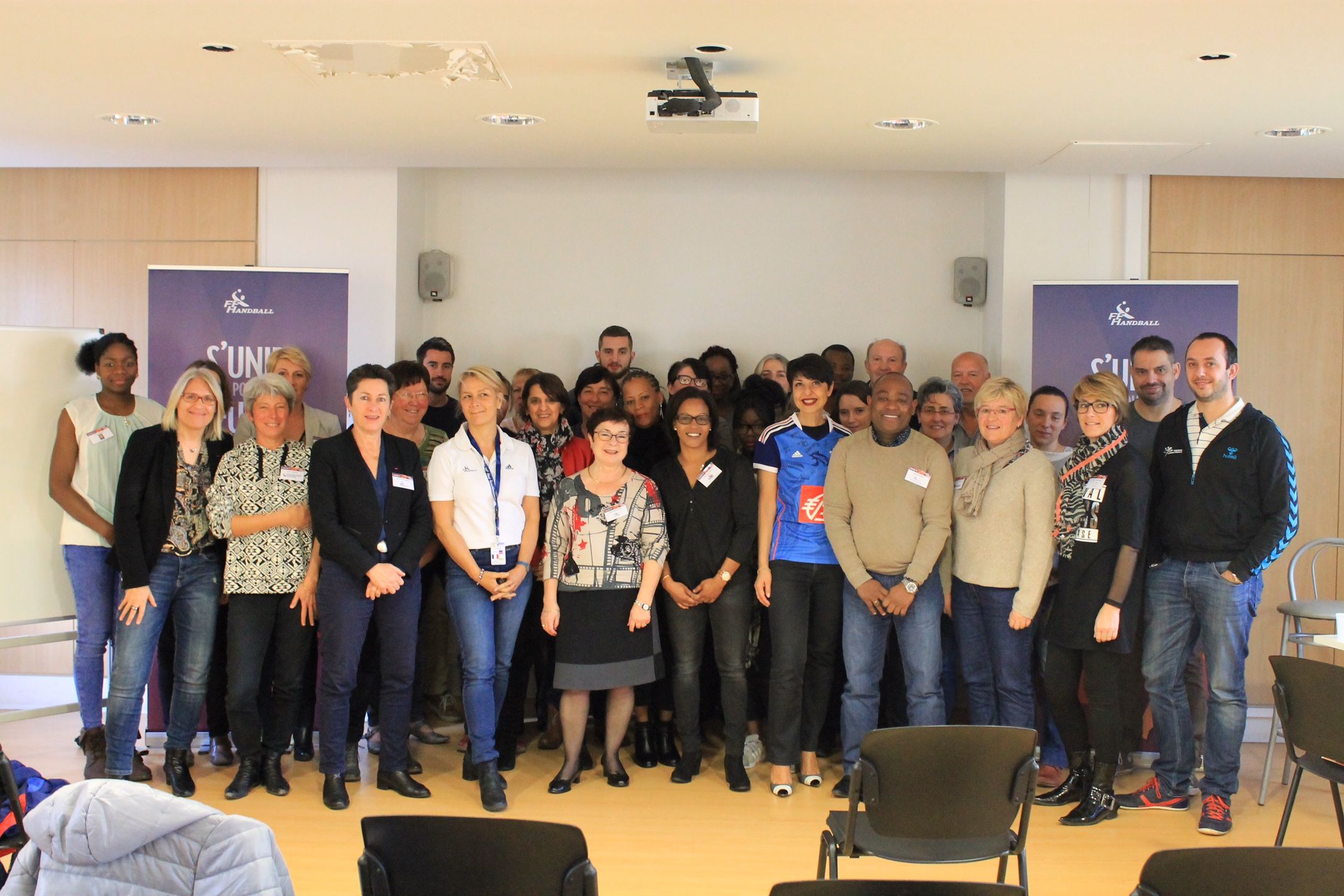 Participation de Christine Fabresse au séminaire du plan de féminisation de la Fédération Française de Handball