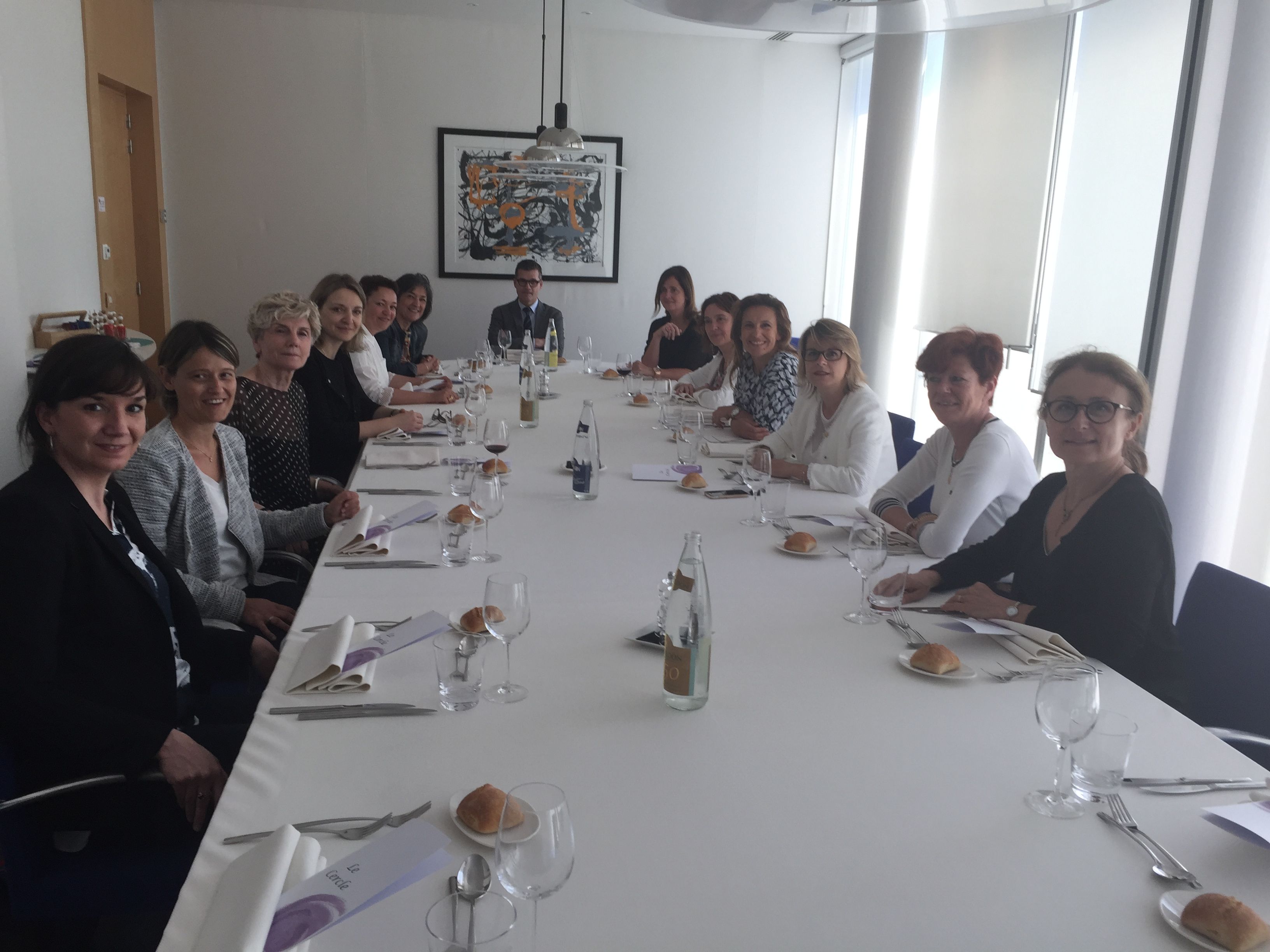 Petit déjeuner des Elles du Groupe BPCE en présence de Catherine Halberstadt
